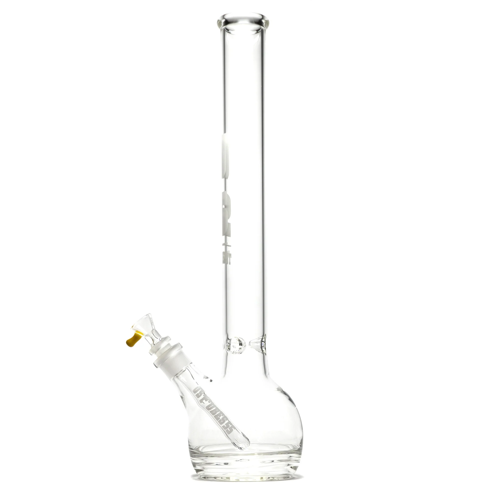 US Tubes - 20" Round Bottom 50x5 w/ 24mm Joint - Ice Pinch - White Classic Label - Image 2