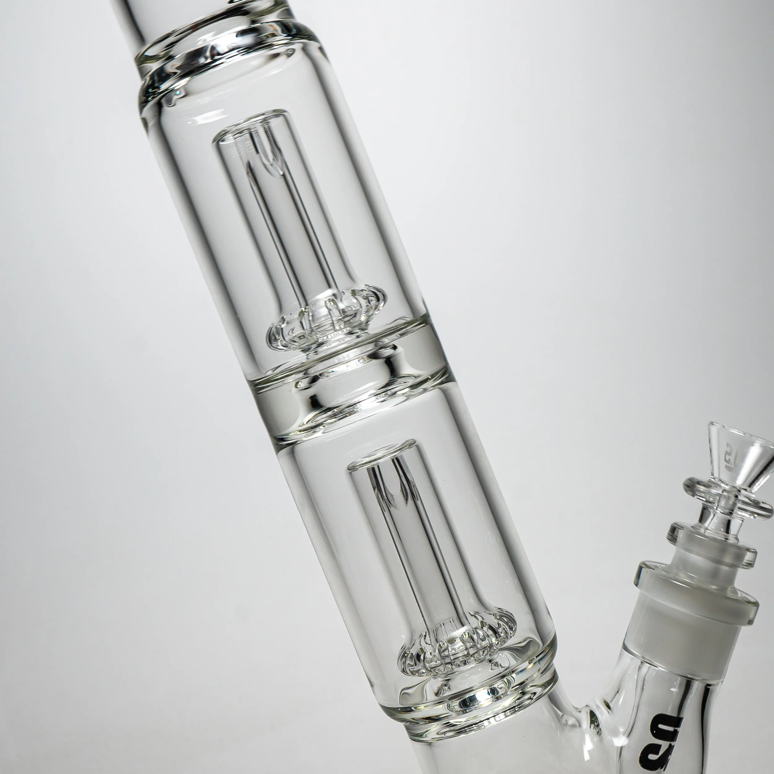 US Tubes - 21" Double Circ Beaker w/ 24mm - 50x5 - Blue Vertical Label - Image 6
