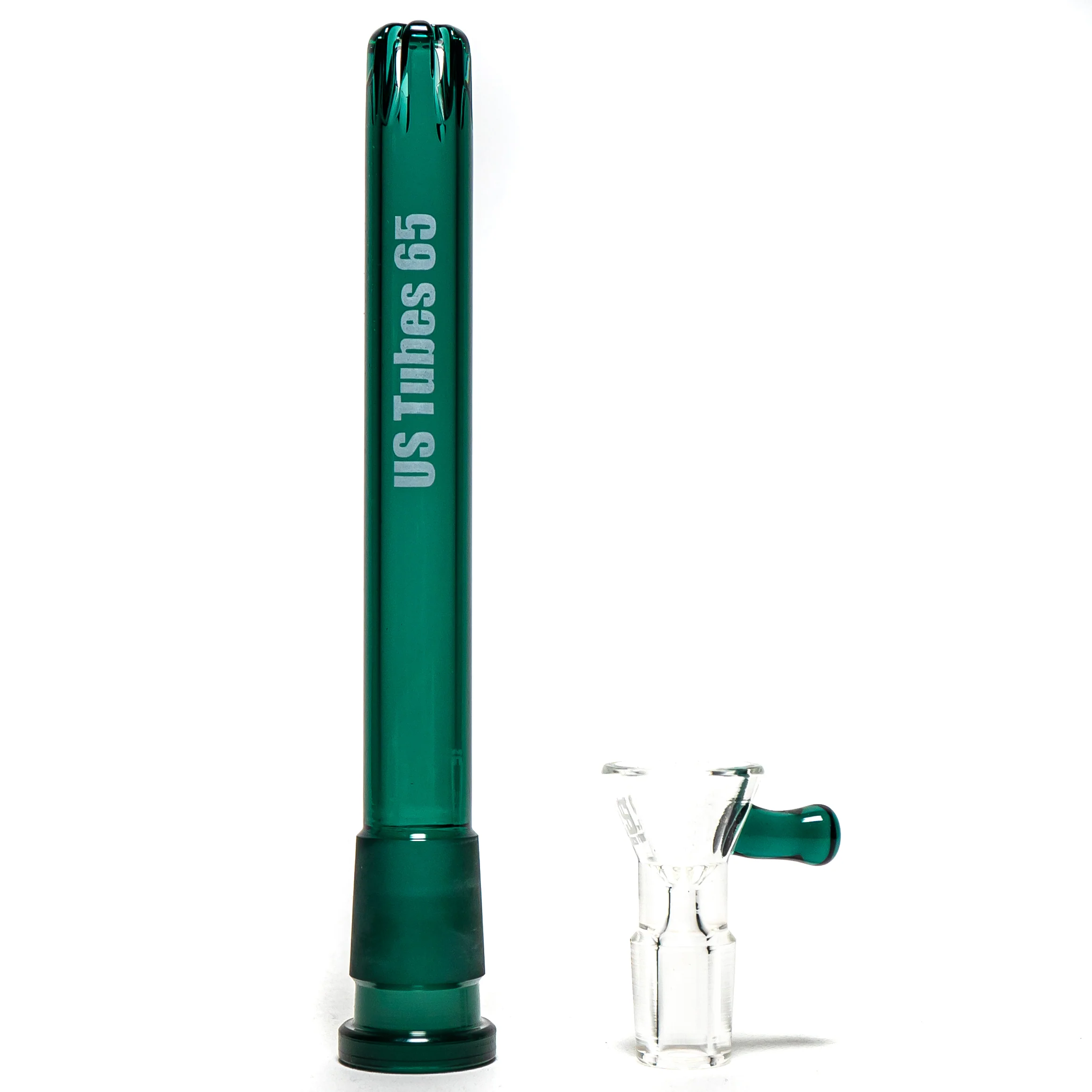 US Tubes - 30" Beaker w/ 24mm - 60x9 - Constriction - Teal Shadow Label - Image 4