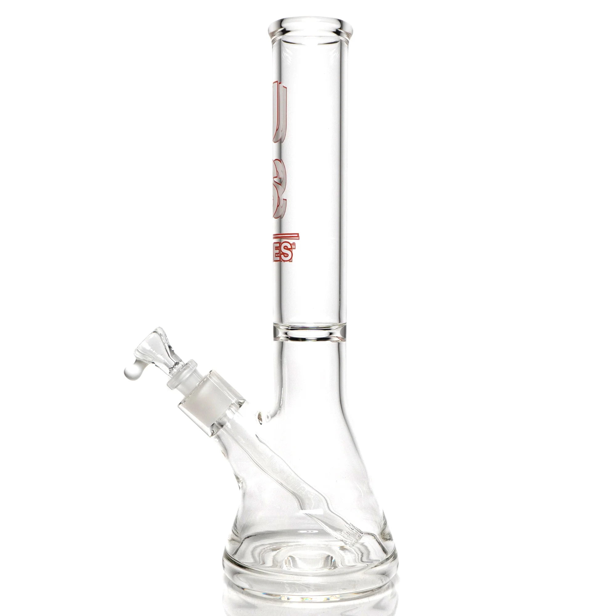 US Tubes - 13" Beaker 45x5 - Constriction - White & Red Vertical Label - Image 2