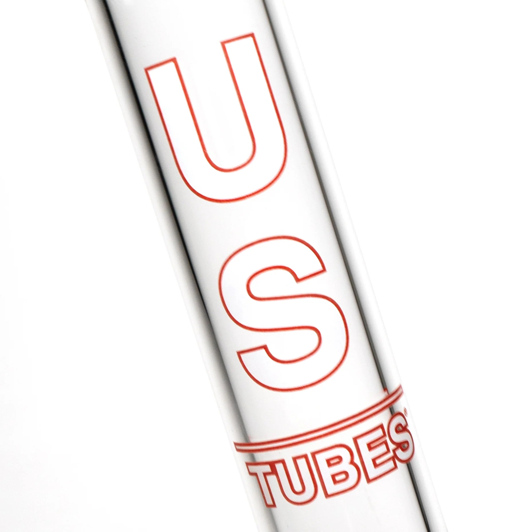 US Tubes - 13" Beaker 45x5 - Constriction - White & Red Vertical Label - Image 4