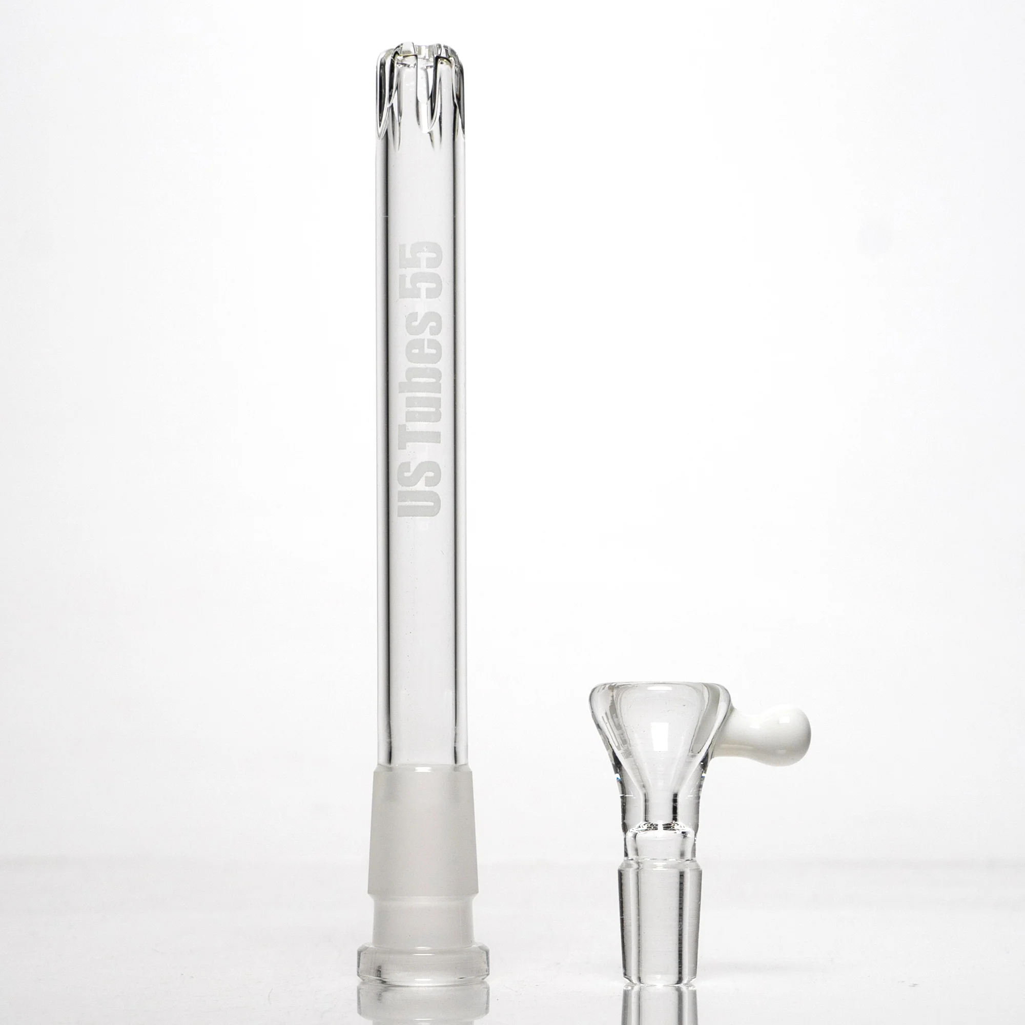 US Tubes - 13" Beaker 45x5 - Constriction - White & Red Vertical Label - Image 7