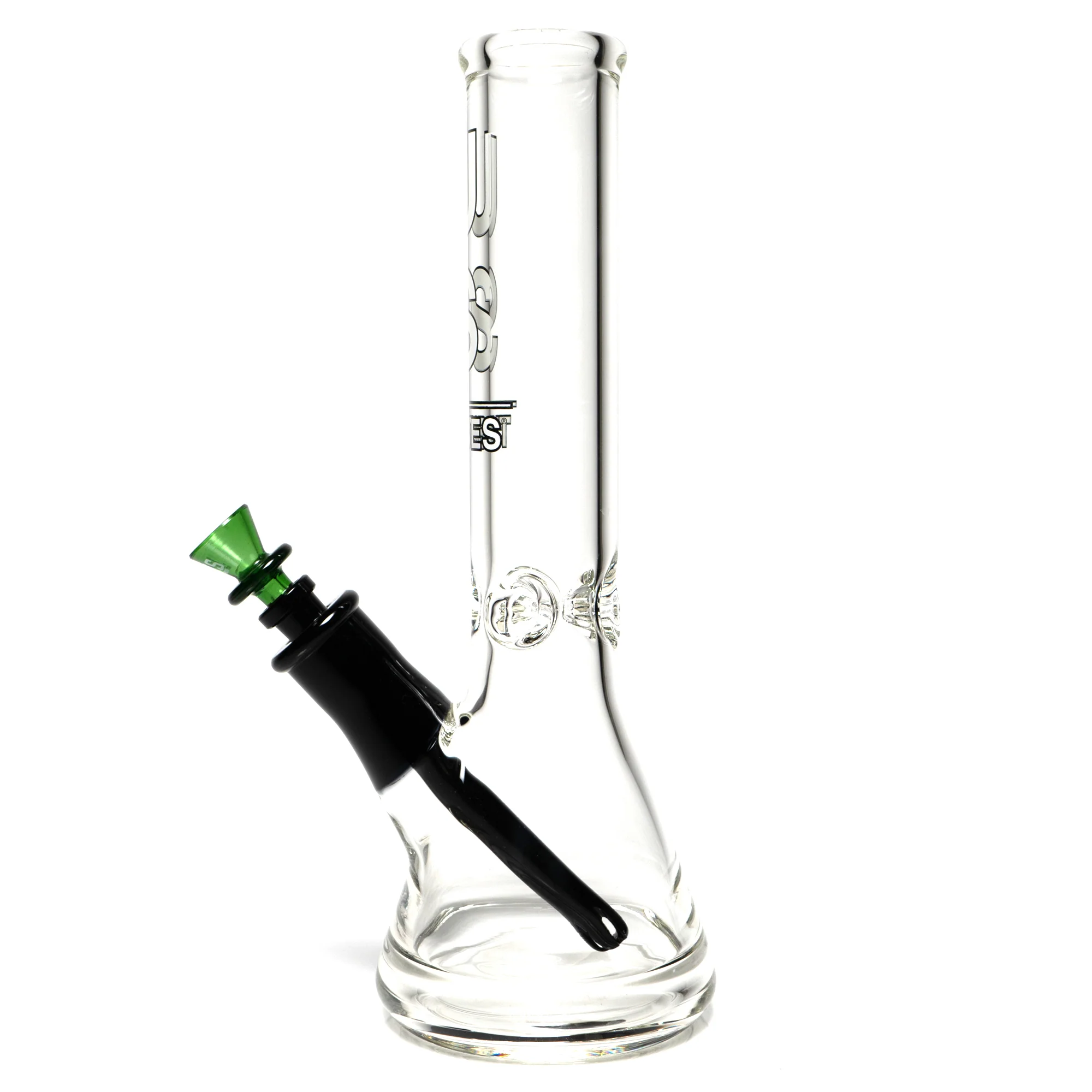 US Tubes - 13" Beaker 50x7mm - White & Black Vertical Label - Image 2