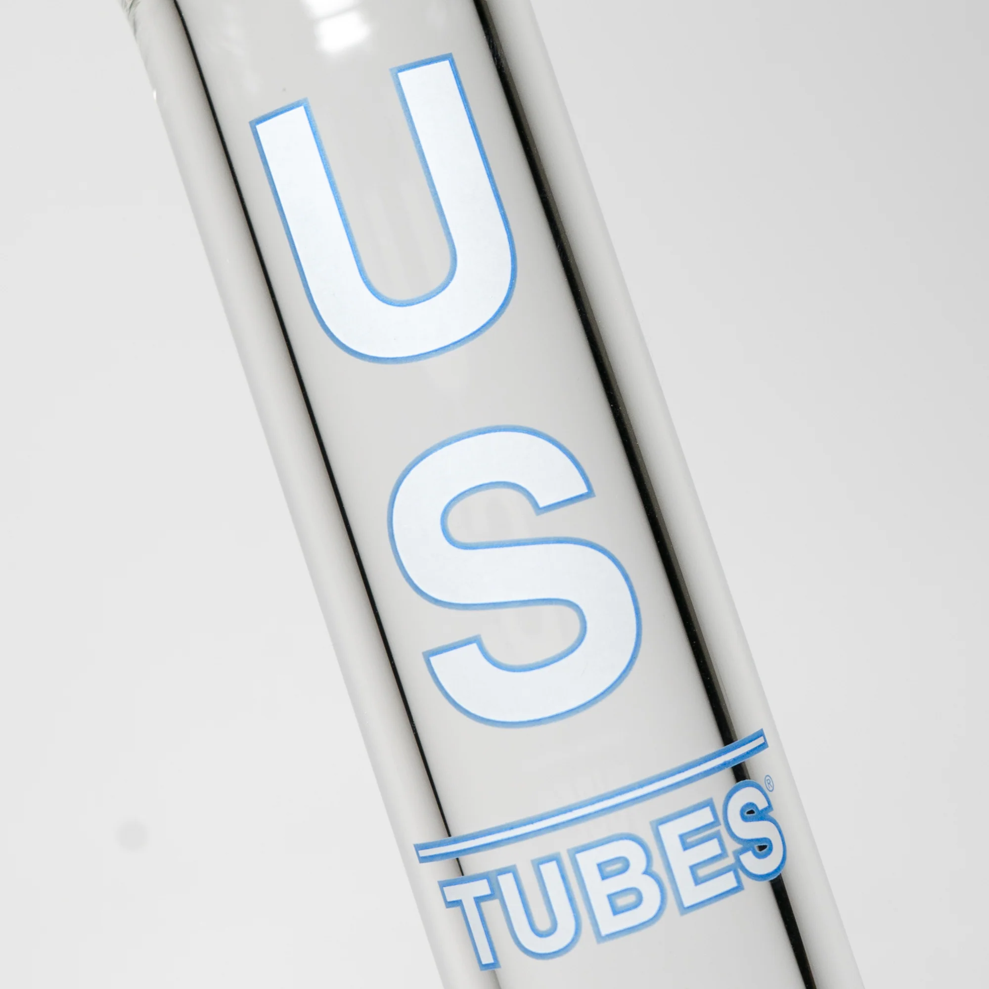 US Tubes - 13" Beaker 50x7 - White & Blue Vertical Label - Image 3