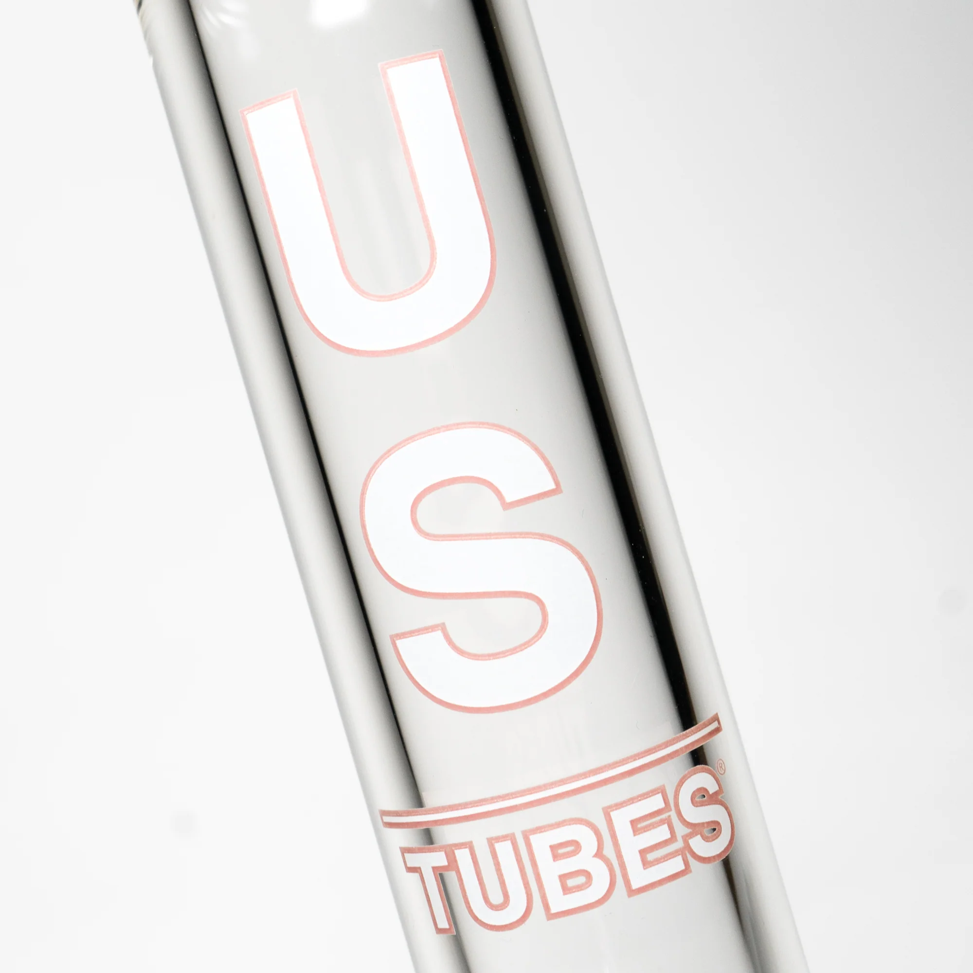 US Tubes - 13" Beaker 50x7 - White & Pink Vertical Label - Image 3