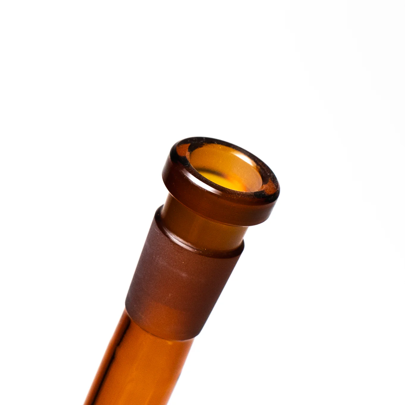 US Tubes - 13" Beaker 50x9 - White & Brown Vertical Label w/ Amber Joint - Image 11