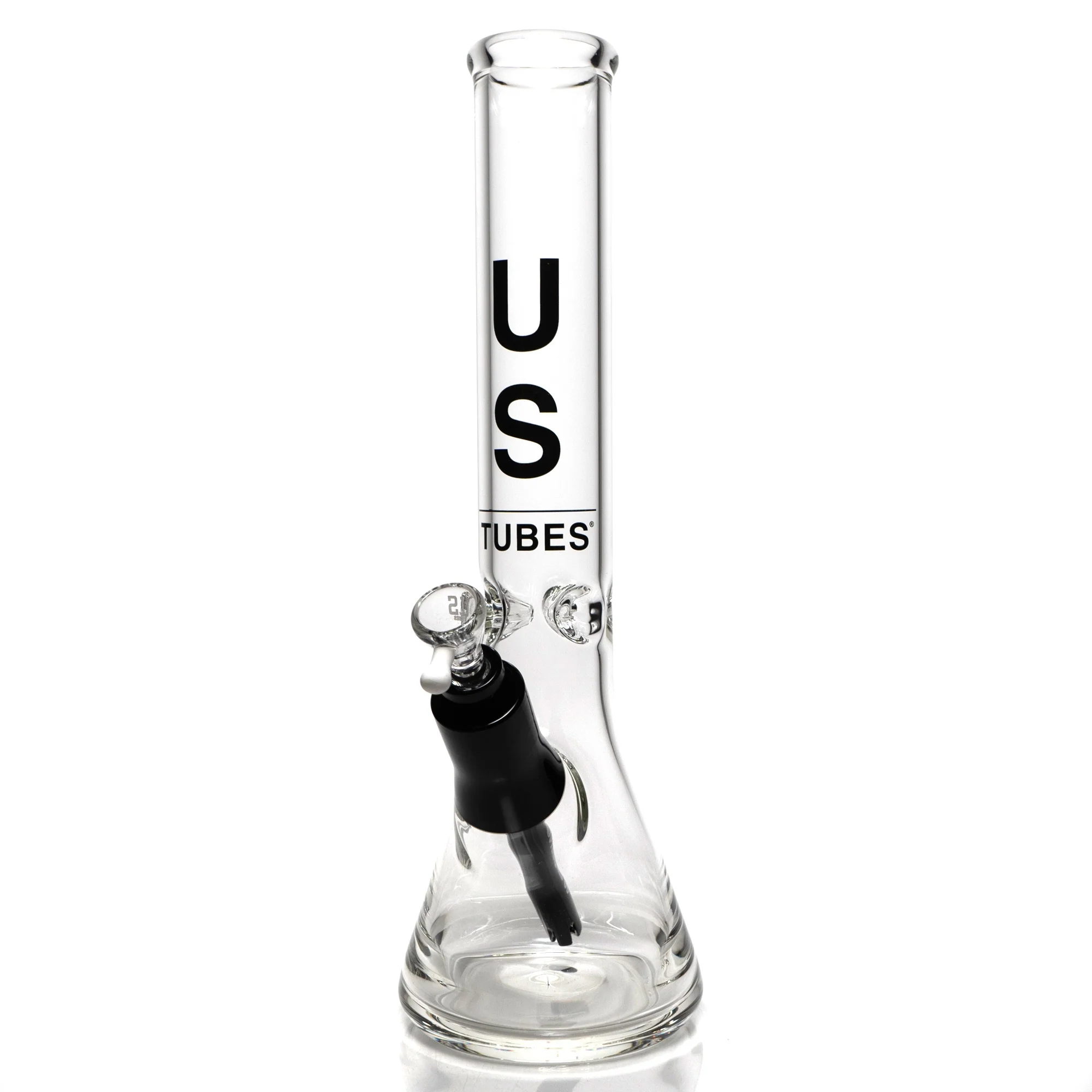 US Tubes - 14" Beaker 50x5 - Ice Pinch - Black Vertical Label