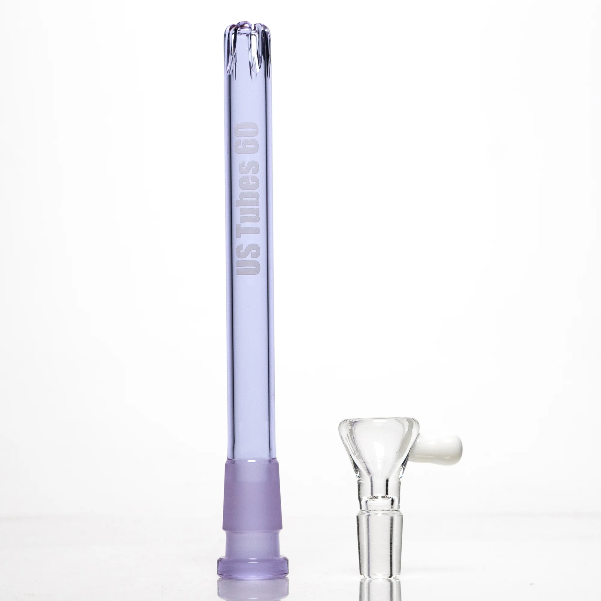 US Tubes - 14" Beaker 50x5 - Ice Pinch - Purple - Image 7