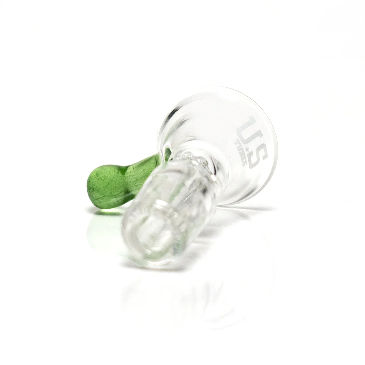 US Tubes - 14mm Ice Pinch Martini Slide - Green Stardust - Image 2