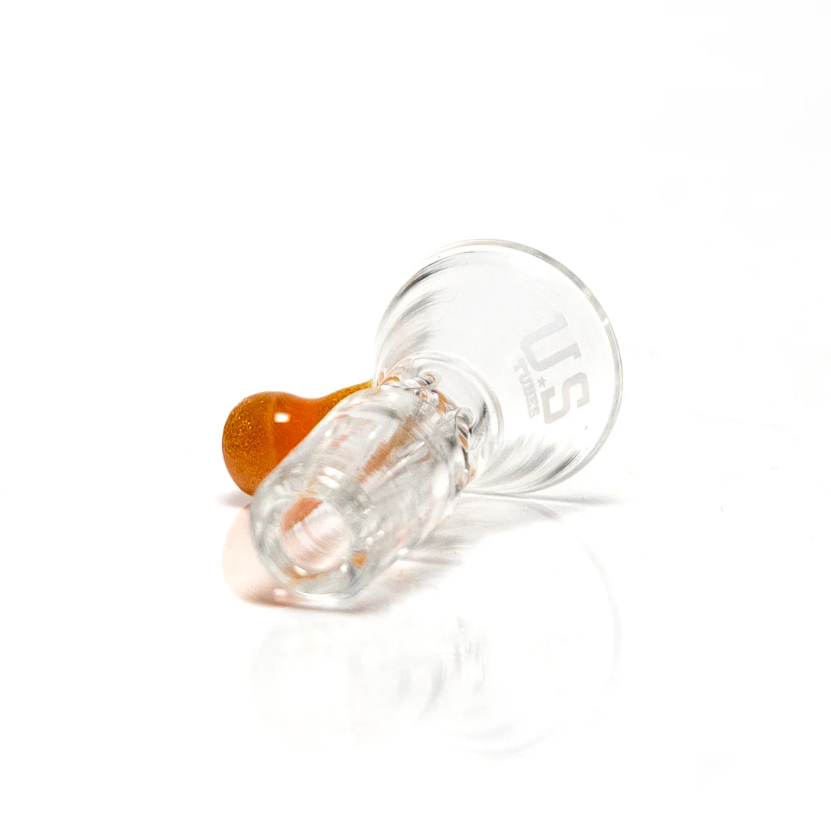 US Tubes - 14mm Ice Pinch Martini Slide - Orange - Image 2