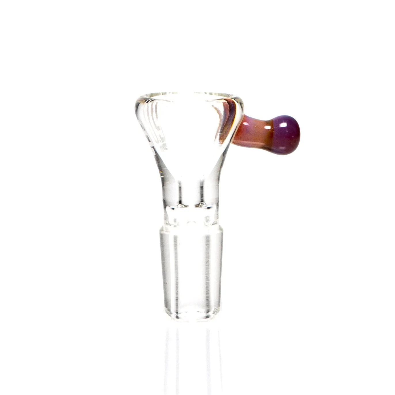 US Tubes - 14mm Single Hole Martini Slide - Amber Purple