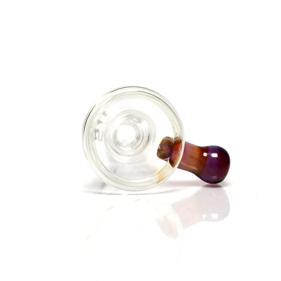 US Tubes - 14mm Single Hole Martini Slide - Amber Purple - Image 3