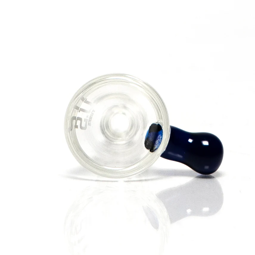 US Tubes - 14mm Single Hole Martini Slide - Cobalt - Image 3