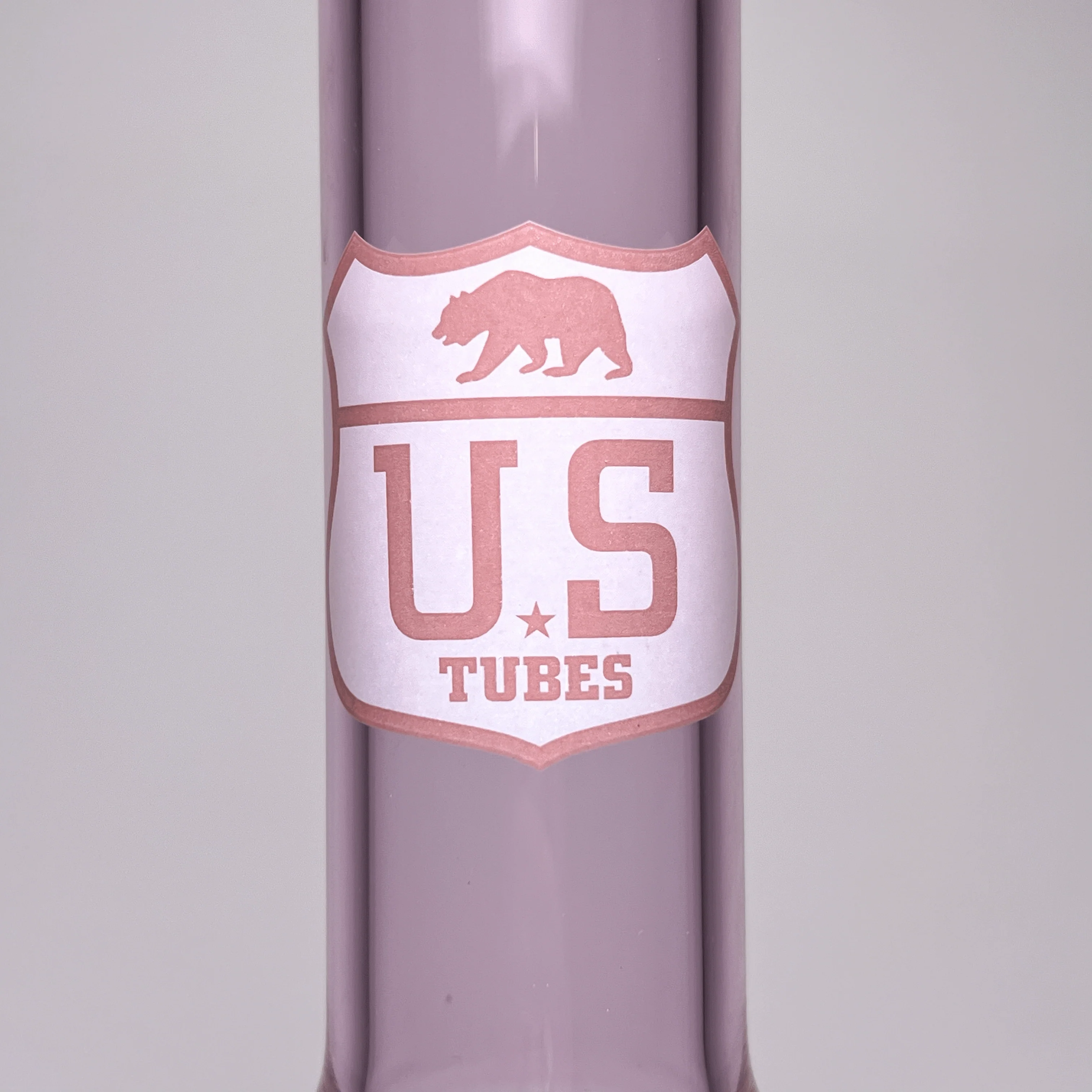 US Tubes - 15" Straight Fixed Circ 38x5 - Pink Neck - White & Pink Highway Label - Image 3