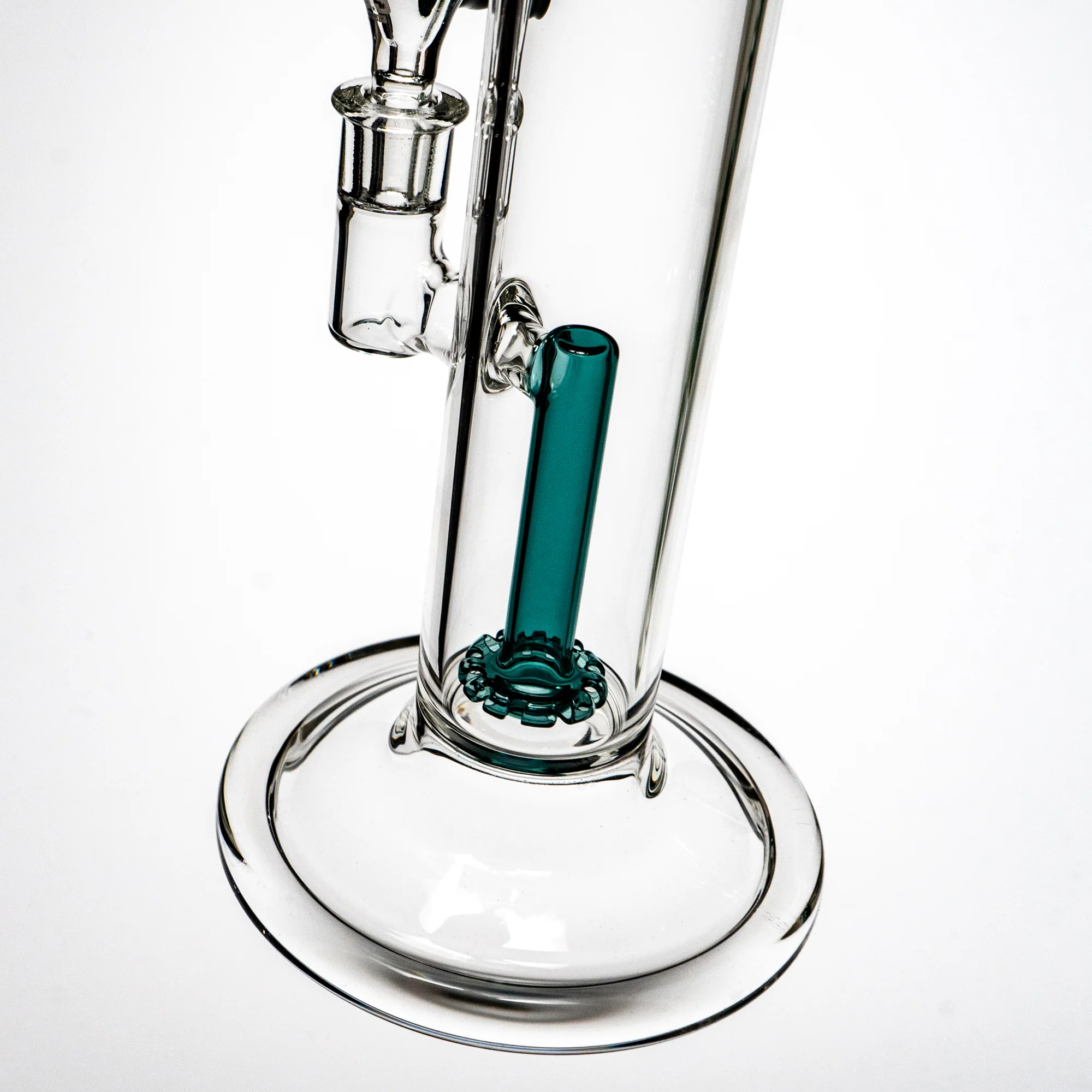 US Tubes - 15" Straight Fixed Circ 38x5 - Teal Neck - White & Teal Vertical Label - Image 4