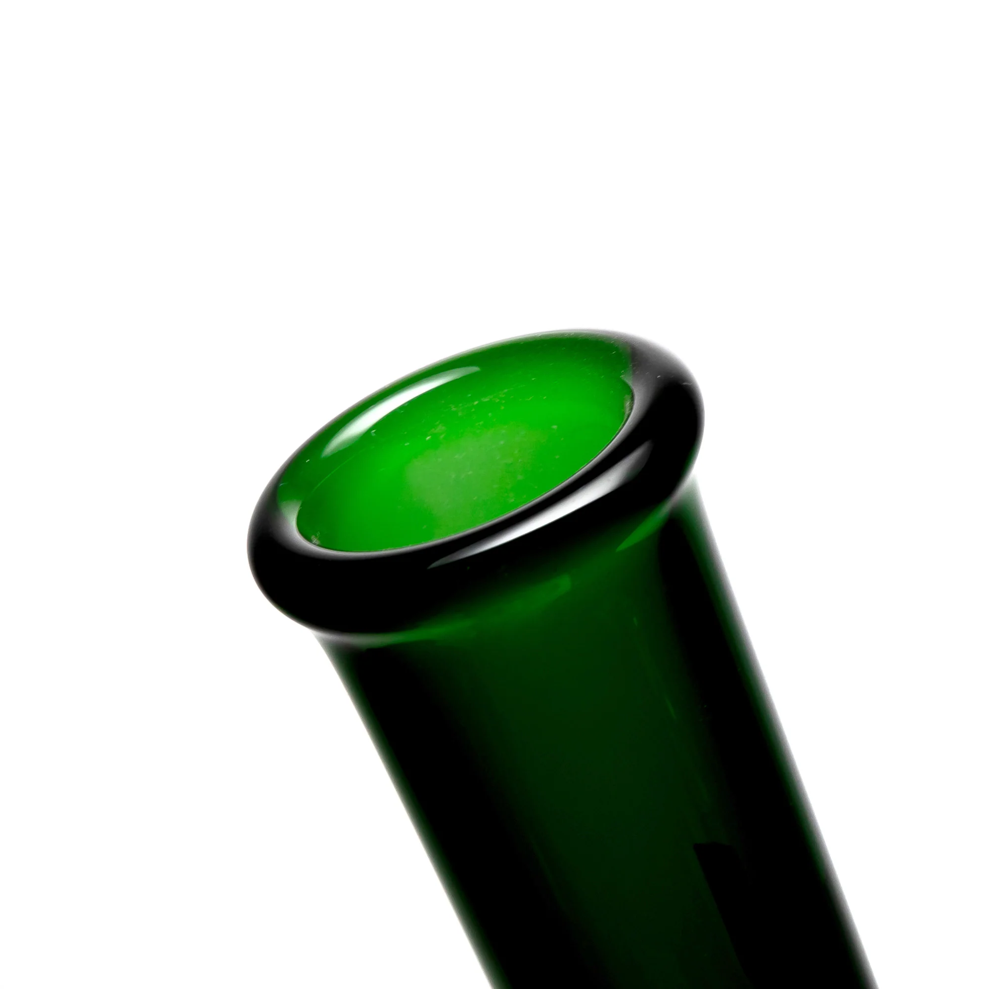 US Tubes - 16" Beaker 50x7 w/ 24mm Joint - Green Neck - White & Green Vertical Label - Image 3