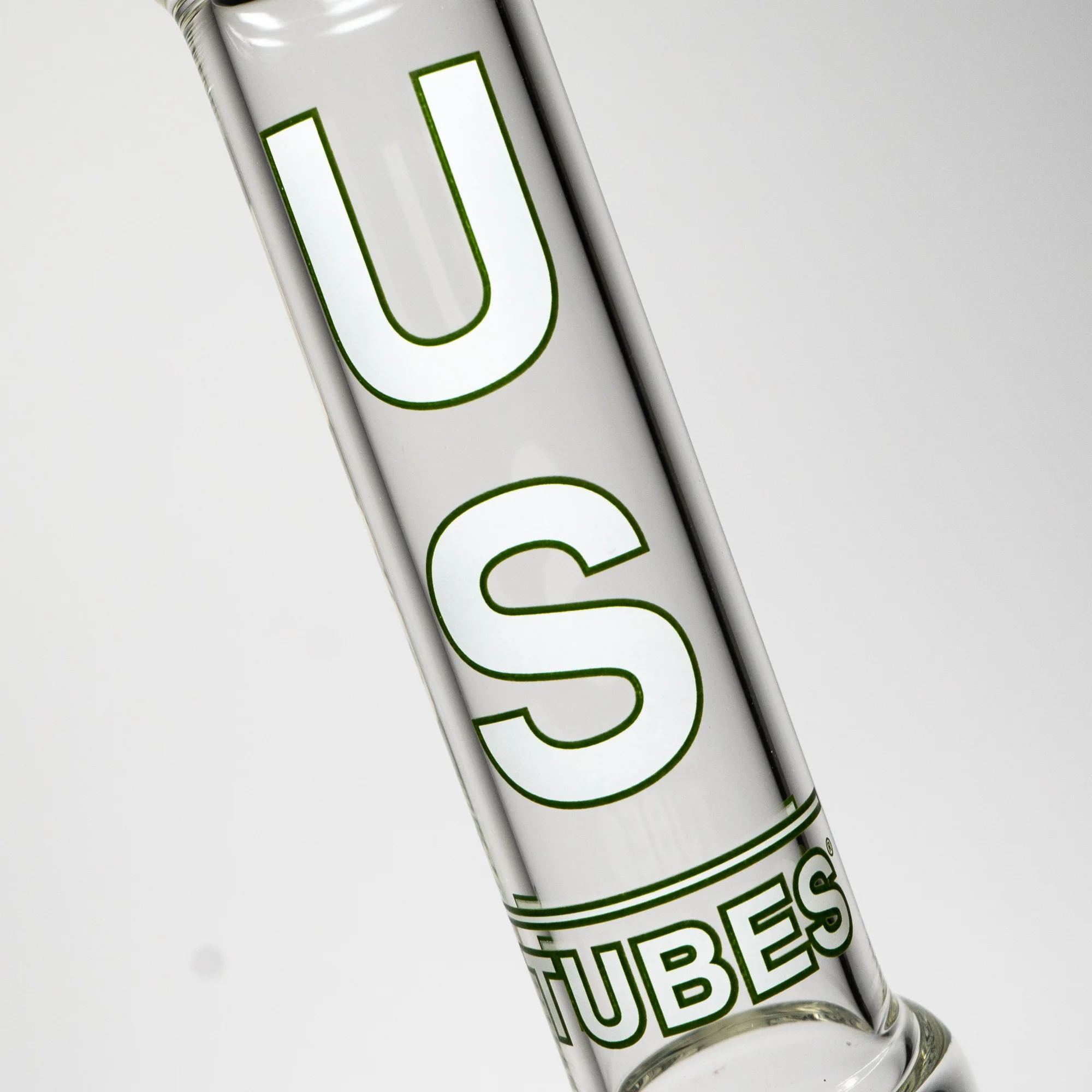 US Tubes - 16" Hybrid Fixed Circ Dome - 50x5 - White & Green Vertical Label w/ Green Slide - Image 3