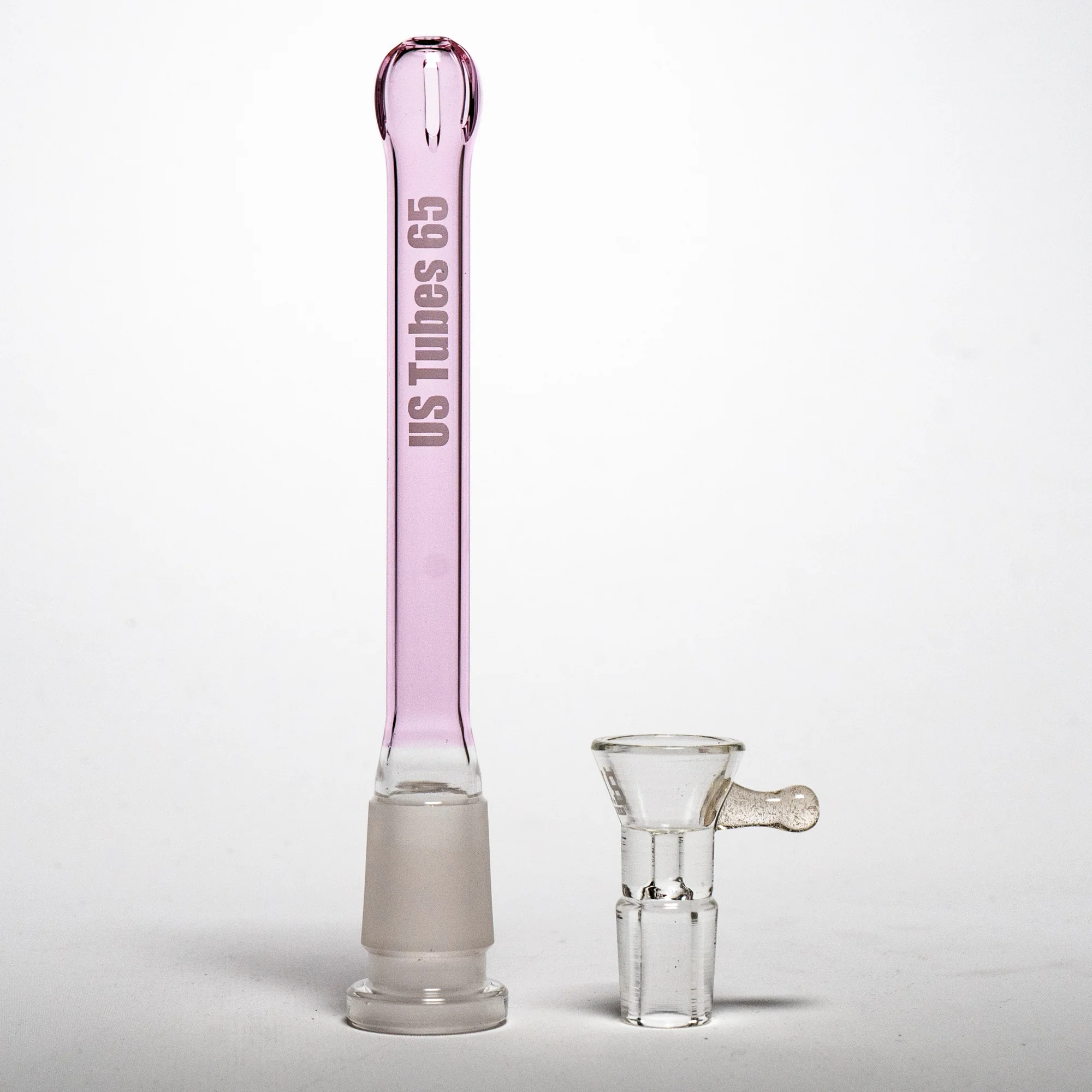 US Tubes - 17" Beaker - 50x7mm w/ 24mm Joint - Pink Vertical Label - Image 6