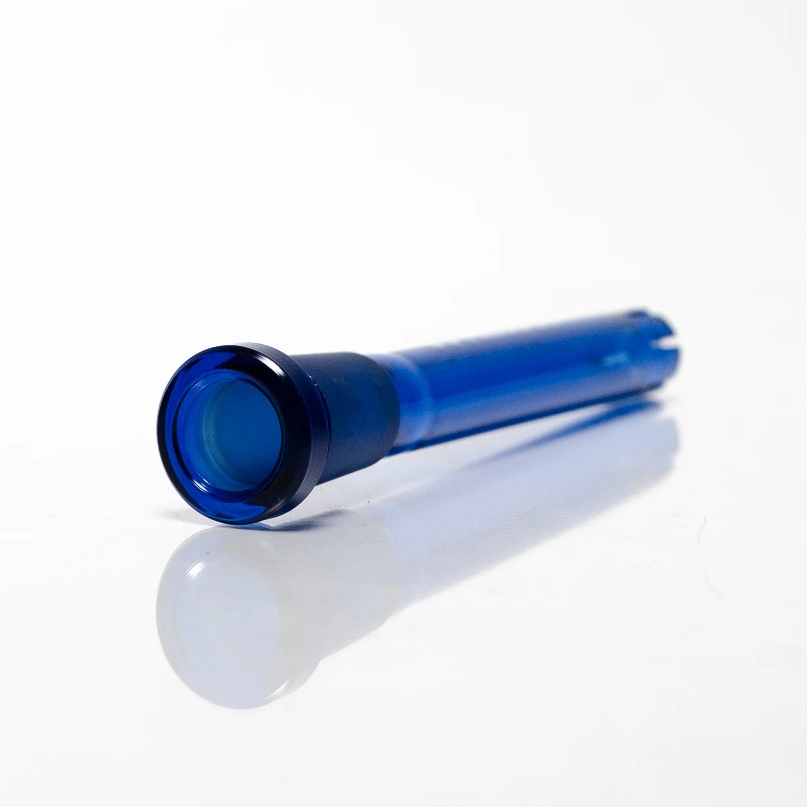 US Tubes - 18/14mm Female 5 Slit Downstem 5.0" - Blue - Image 2