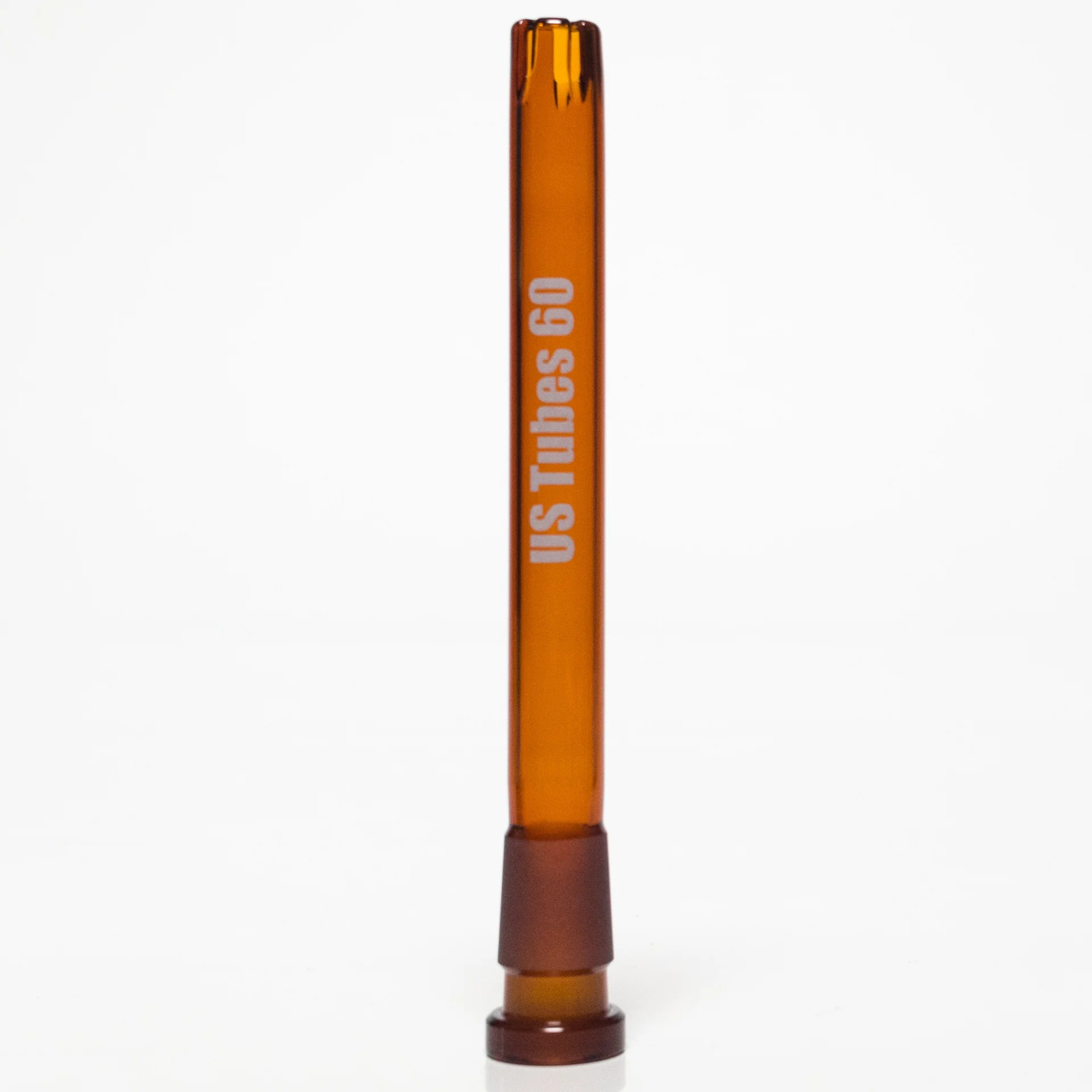 US Tubes - 18/14mm Female 5 Slit Downstem 6" - Amber