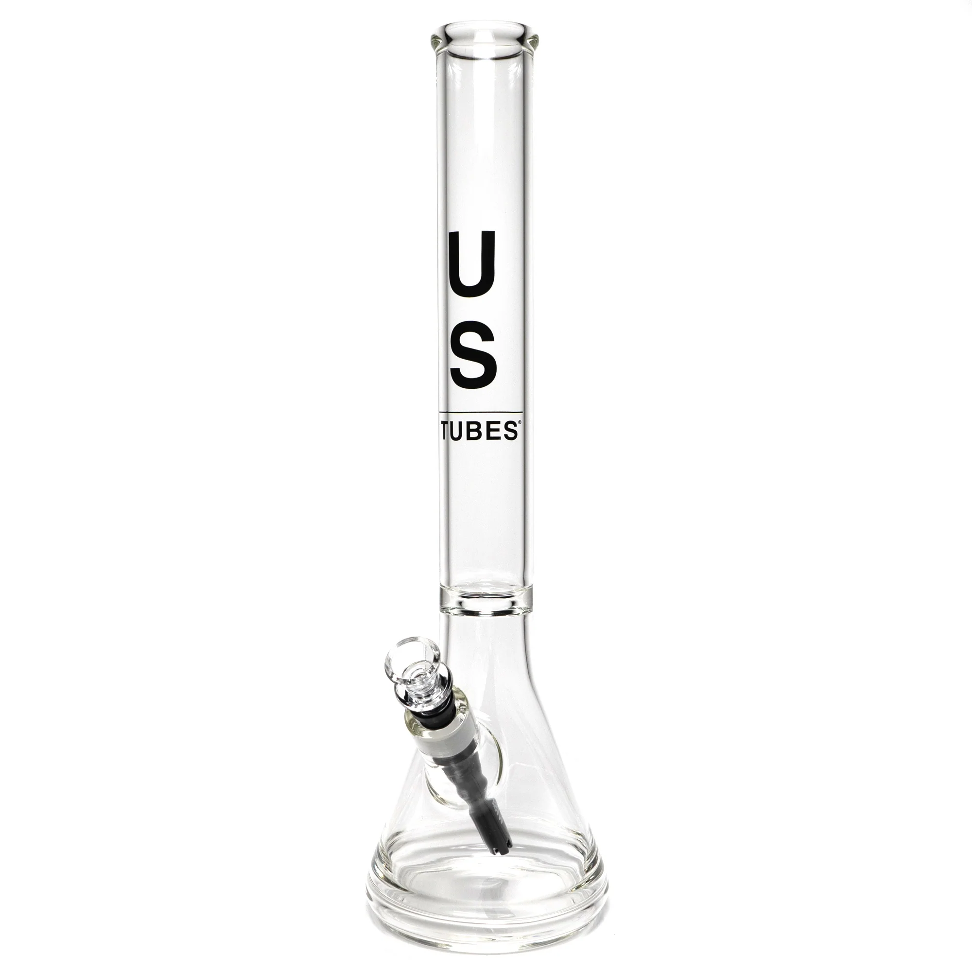 US Tubes - 18" Beaker 50x5 - Constriction - Black Vertical Label