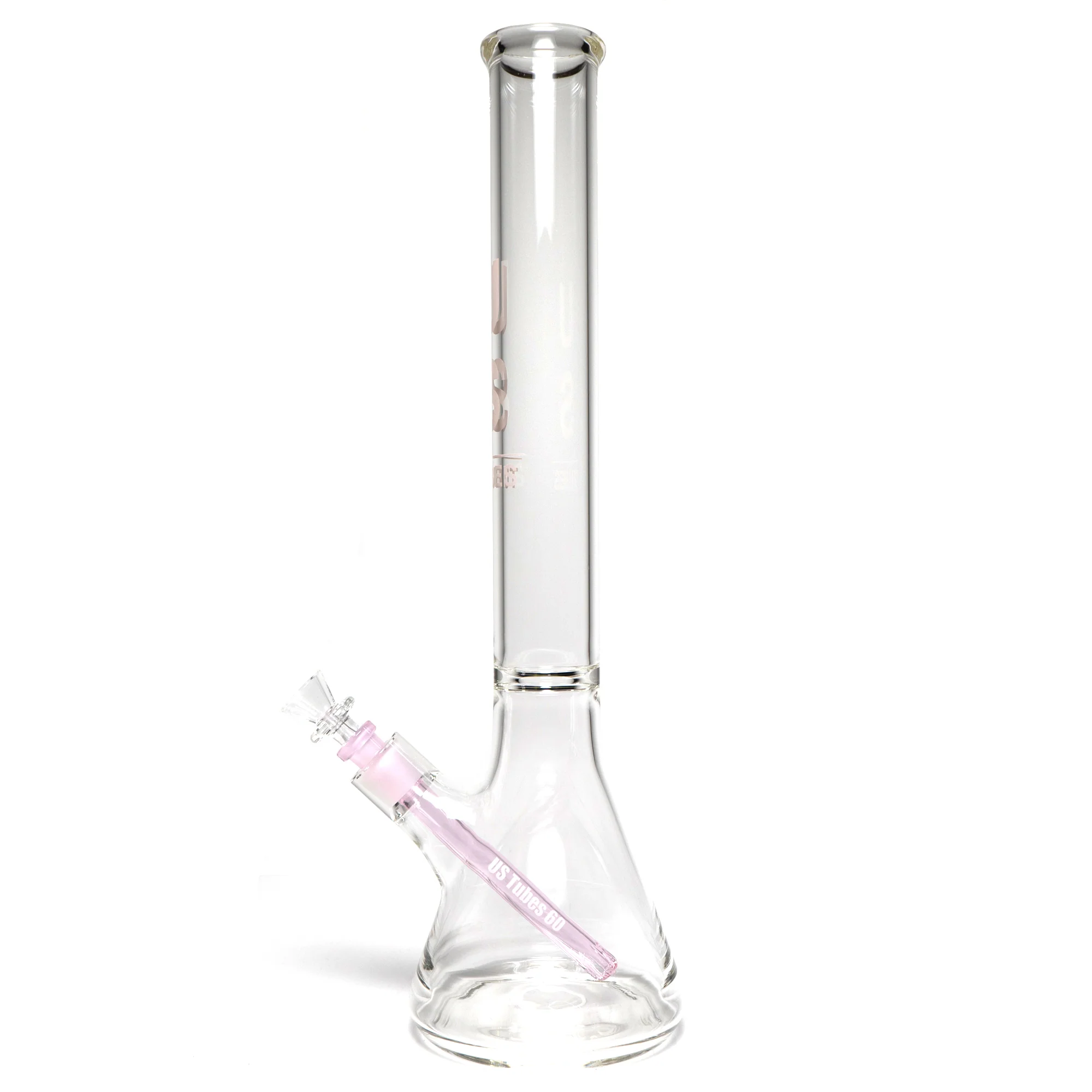 US Tubes - 18" Beaker 50x5 - Constriction - Pink Vertical Label - Image 2
