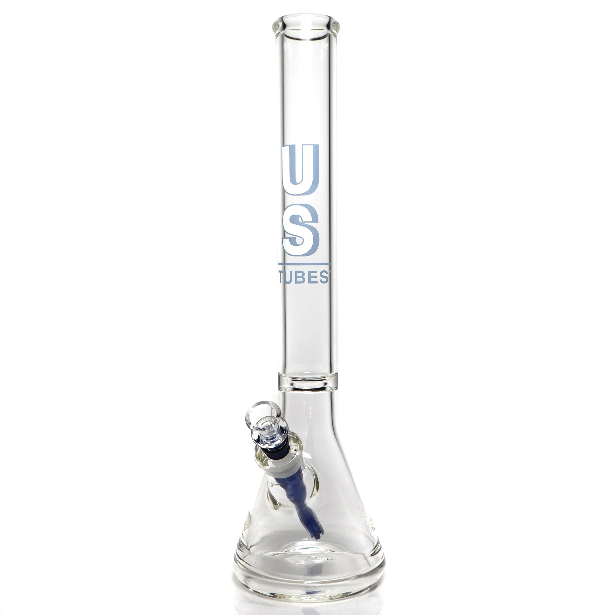 US Tubes - 18" Beaker 50x7 - Constriction - Light Blue Shadow Label