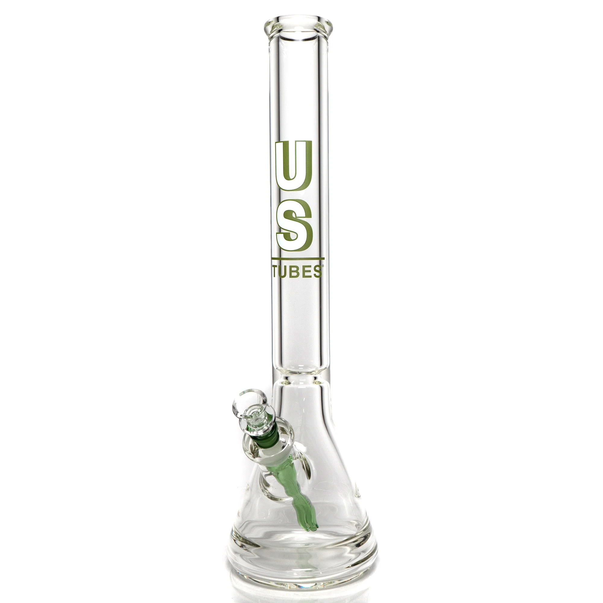 US Tubes - 18" Beaker 50x9 - Constriction - Green Shadow Label