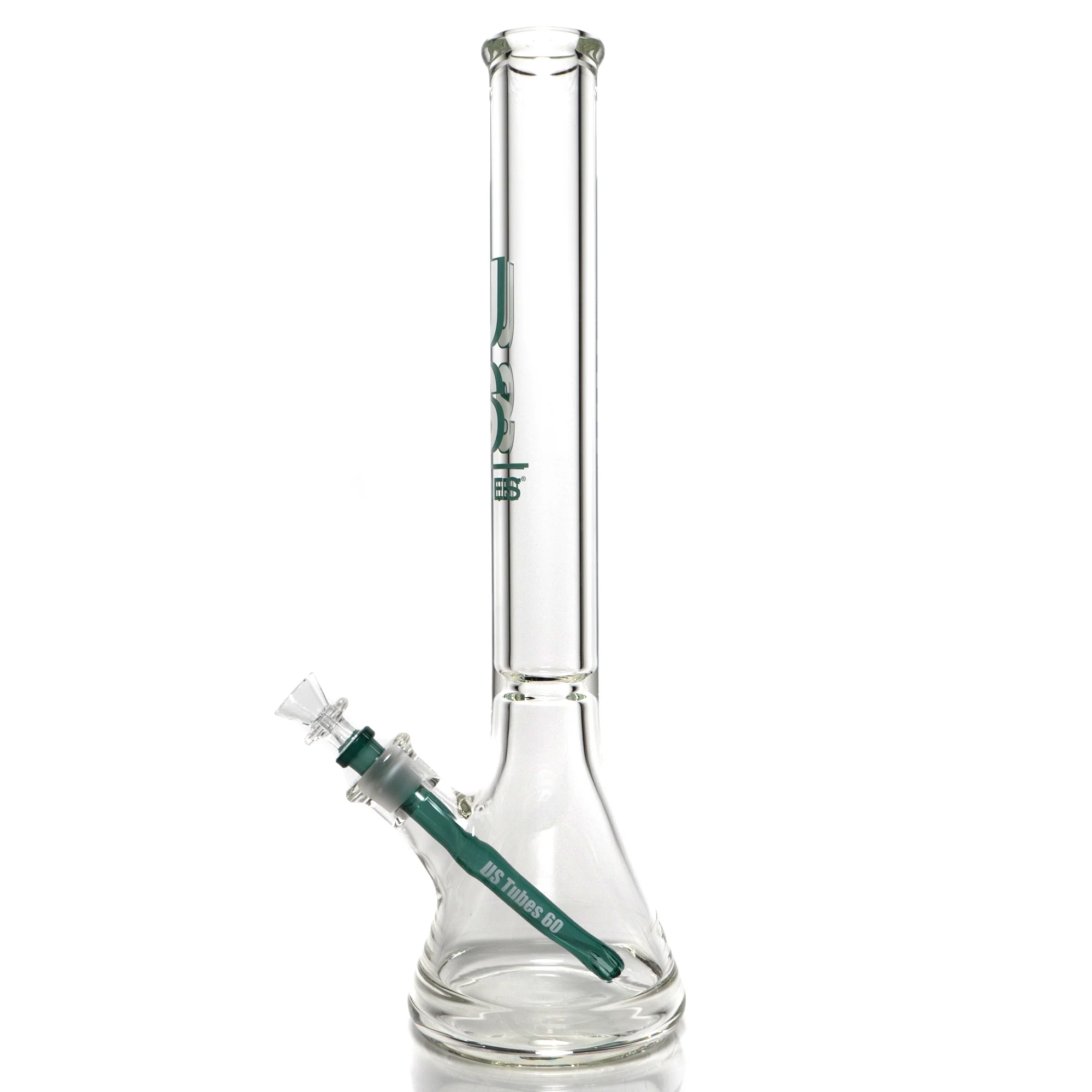US Tubes - 18" Beaker 50x9 - Constriction - Teal Shadow Label - Image 2