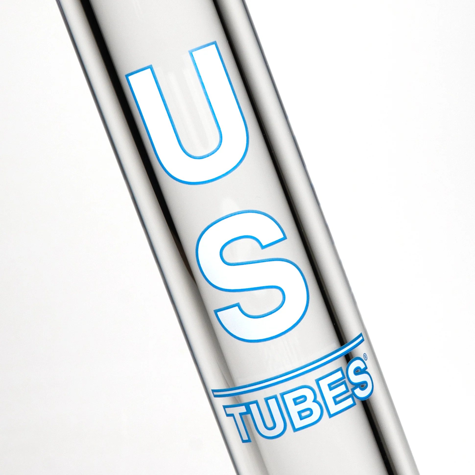 US Tubes - 18" Beaker 50x9 - Constriction - White & Blue Vertical Label - Image 4