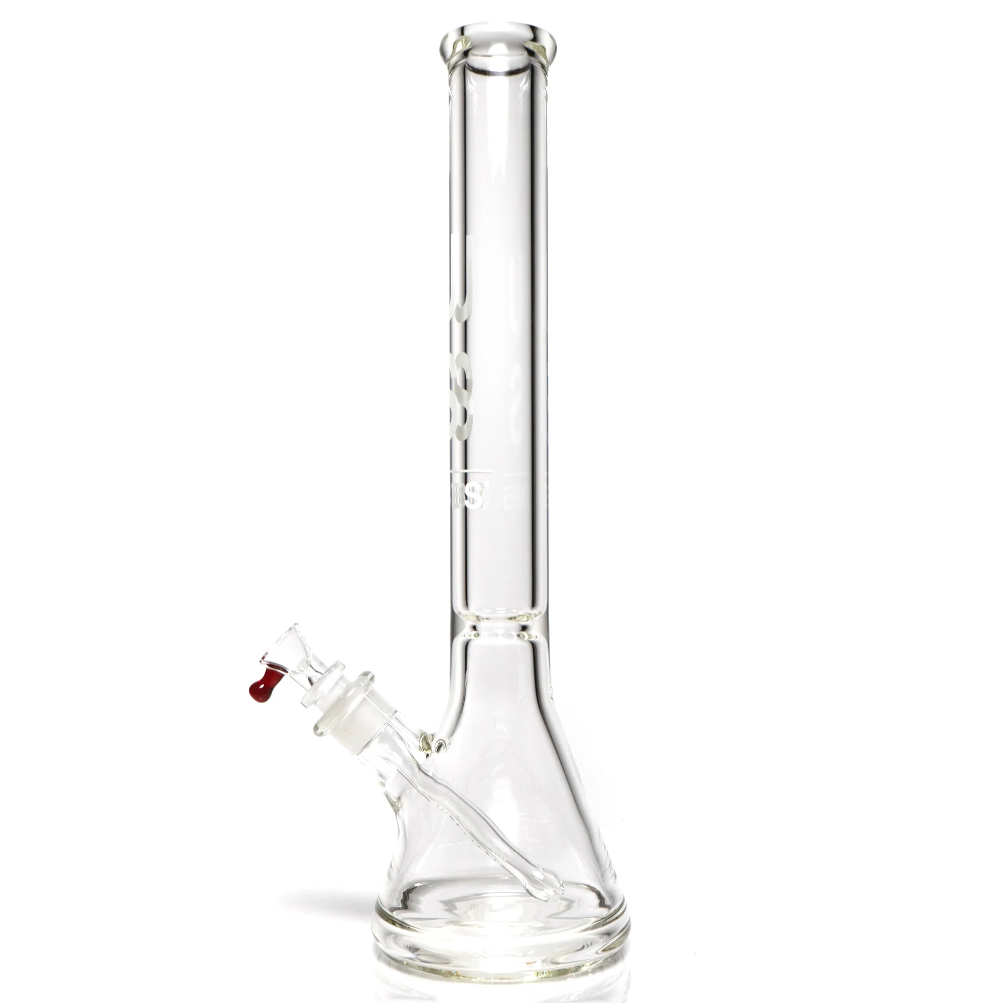 US Tubes - 18" Beaker 50x9 w/ 24mm Joint - Constriction - White Vertical Label - Image 2