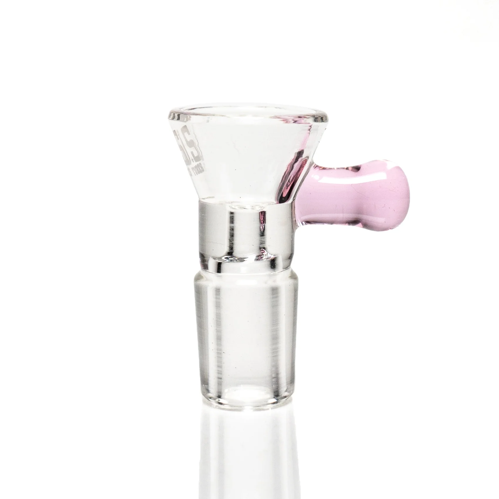 US Tubes - 18mm Single Hole Martini Slide - Pink
