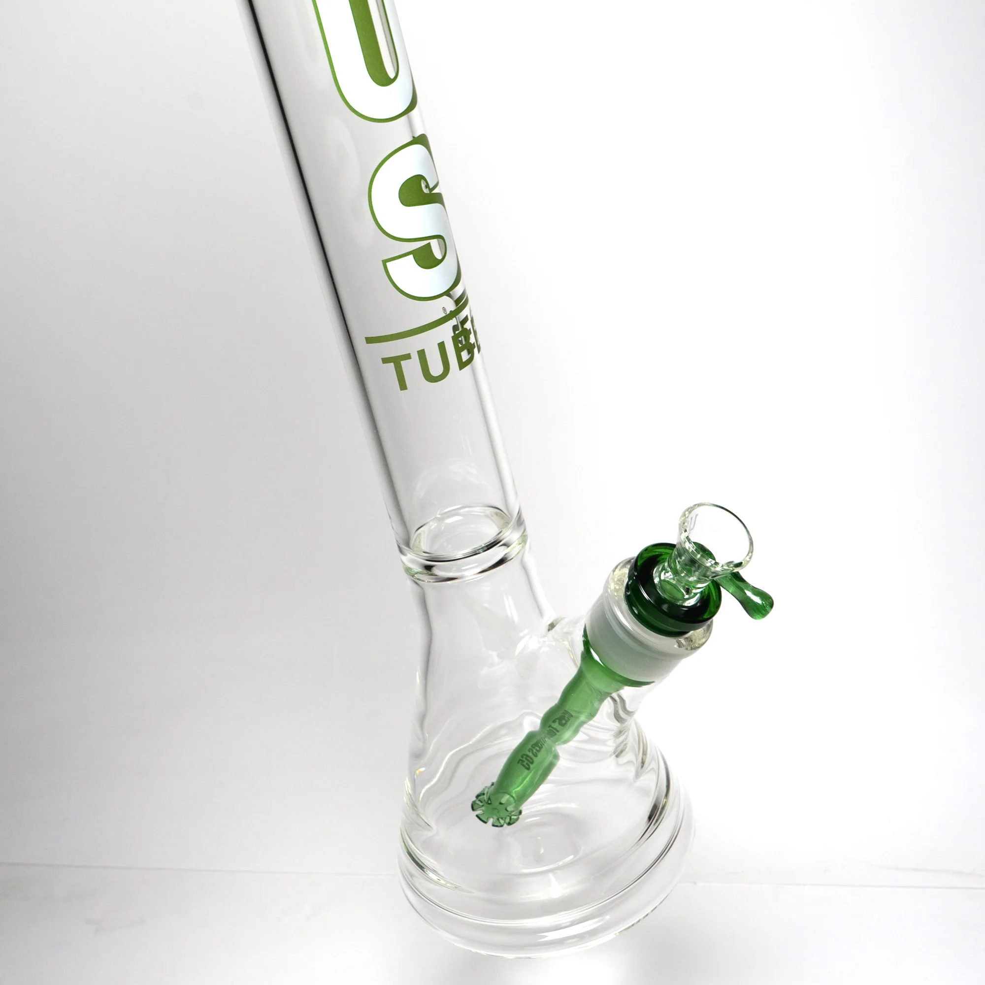 US Tubes - 20" Beaker 50x5 w/ 29mm Joint - Constriction - Green Shadow Label - Image 5