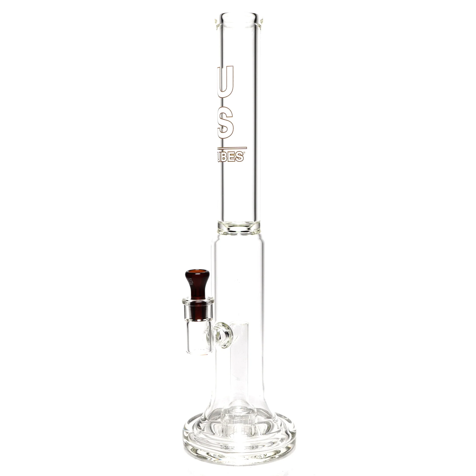 US Tubes - 20" Hybrid Fixed Circ Dome - 60x7 - White & Brown Vertical Label
