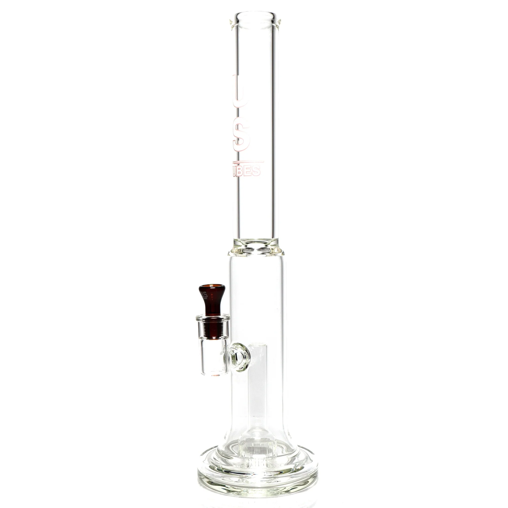 US Tubes - 20" Hybrid Fixed Circ Dome - 60x7 - White & Pink Vertical Label