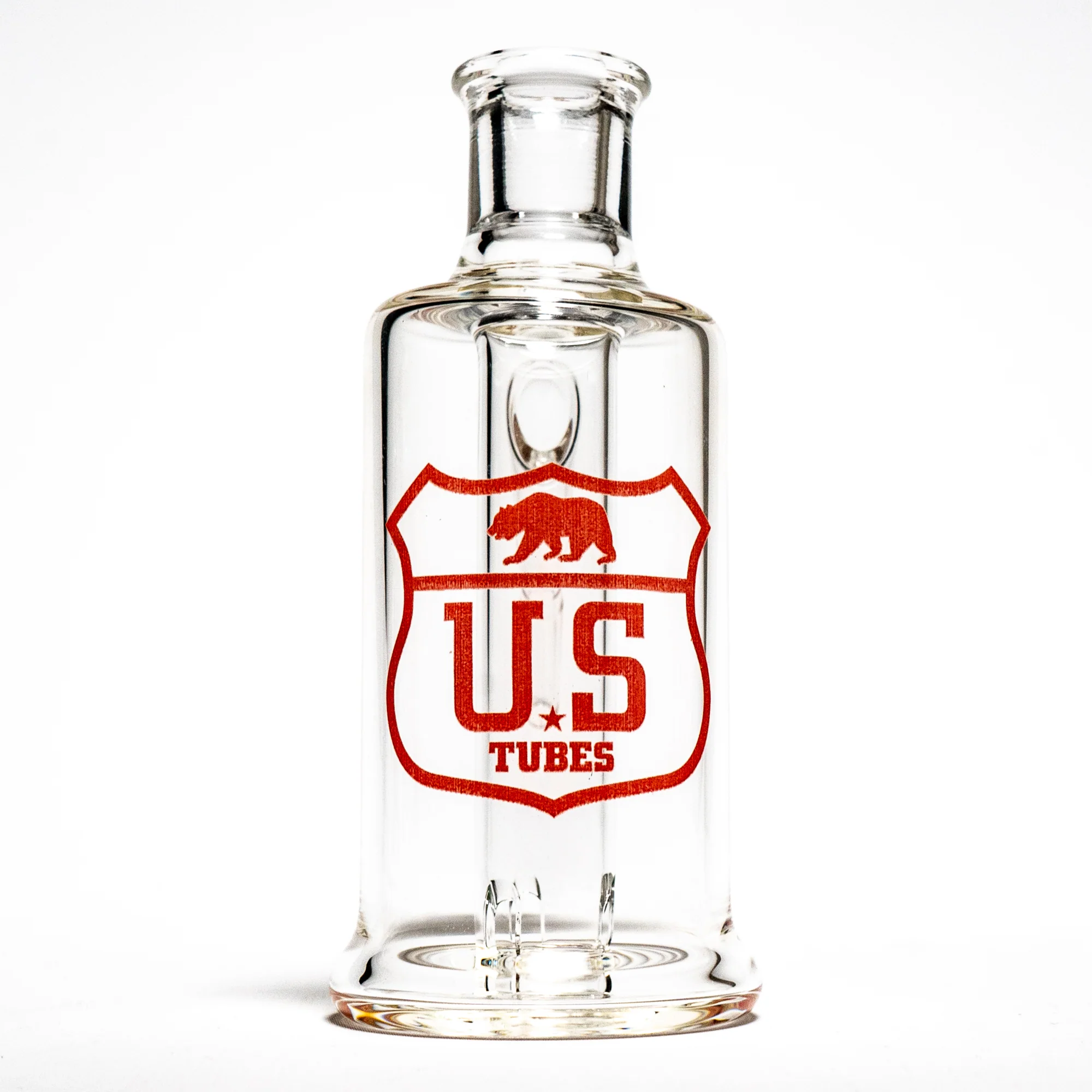 US Tubes - Ash Catcher - 14mm 45° -  Red Highway Label - Image 3