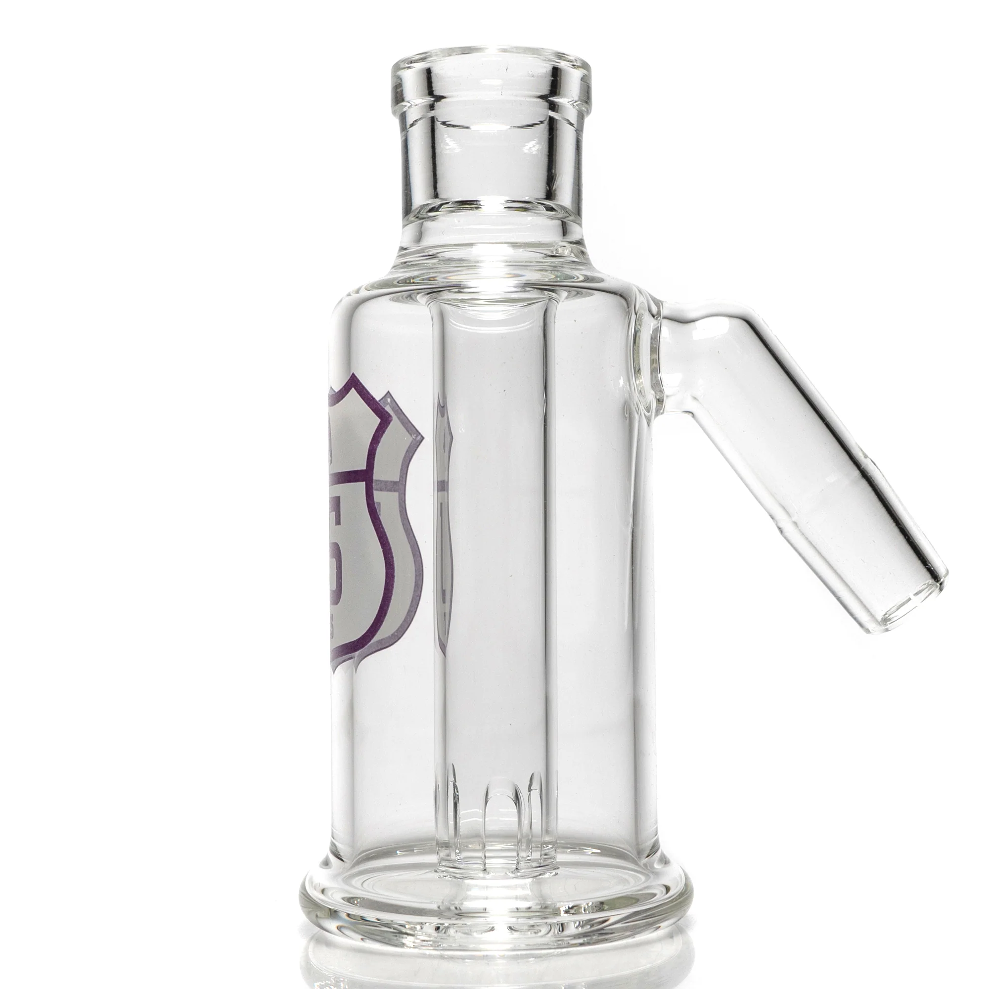 US Tubes - Ash Catcher - 18mm 45° - White & Purple Highway Label - Image 2