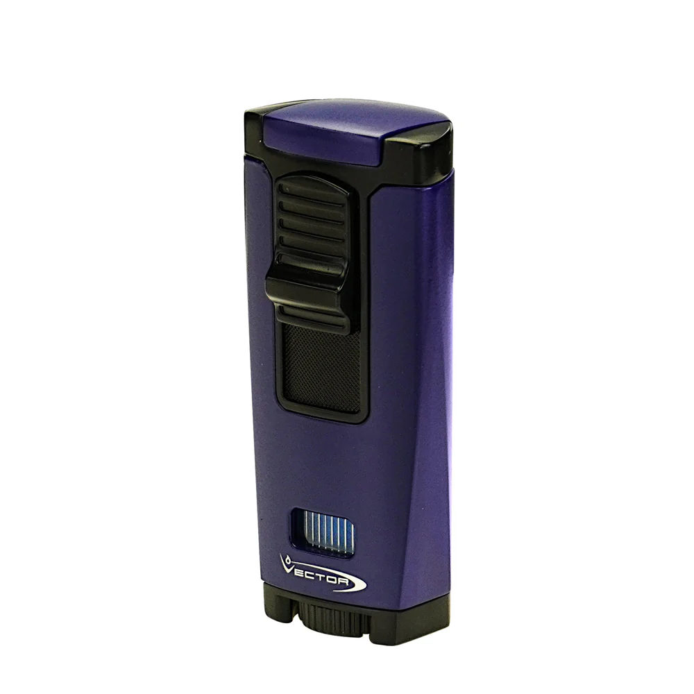 Vector - Apex - Triple Flame Torch Lighter - Blue Matte