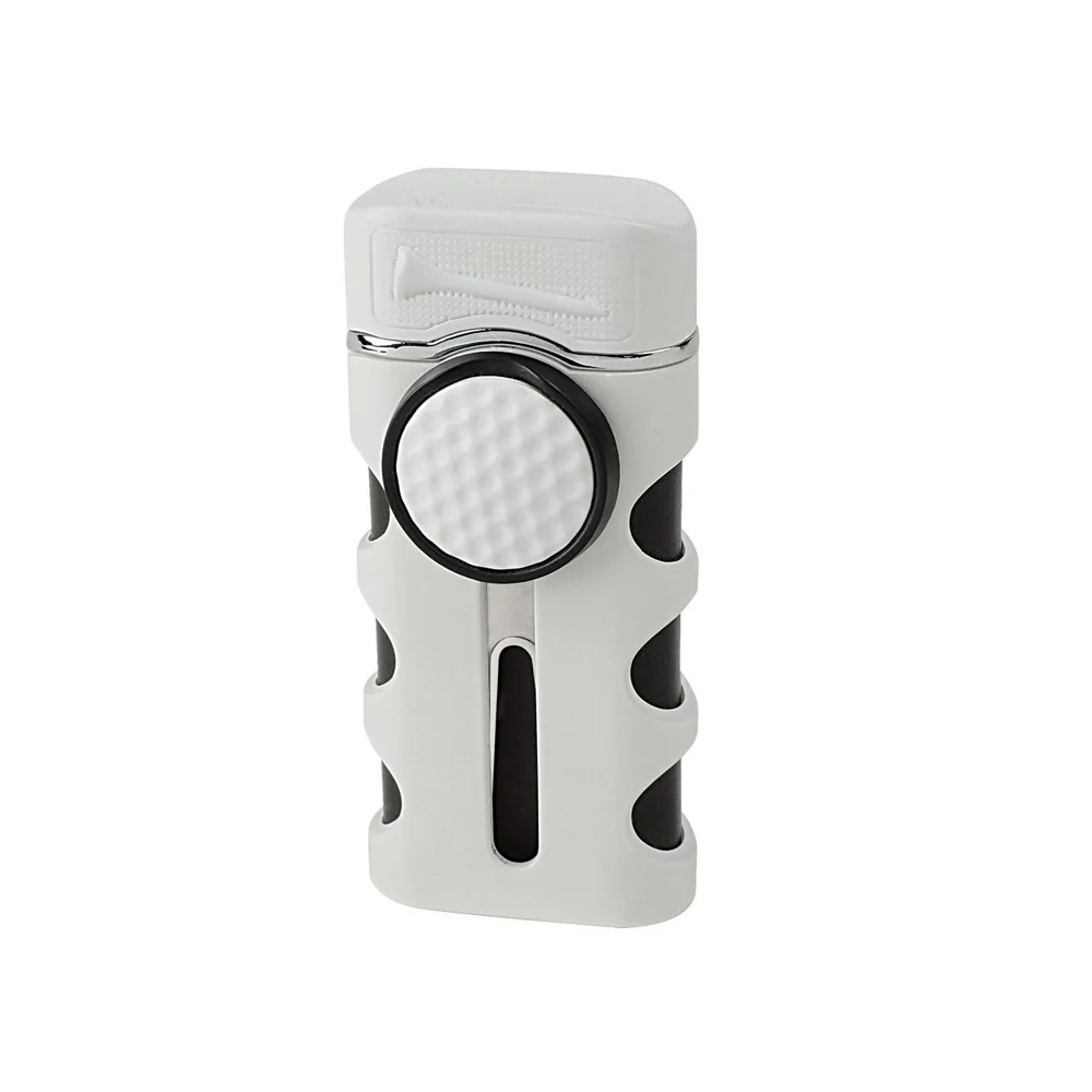 Vector - Caddie - Single Flame Torch Lighter w/ Tools - White Matte