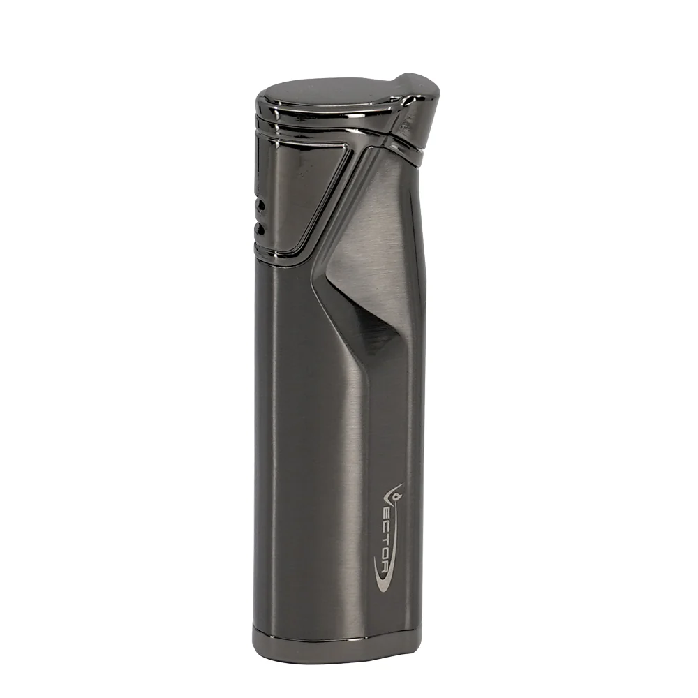 Vector - Cielo - Single Flame Torch Lighter - Gunmetal Satin