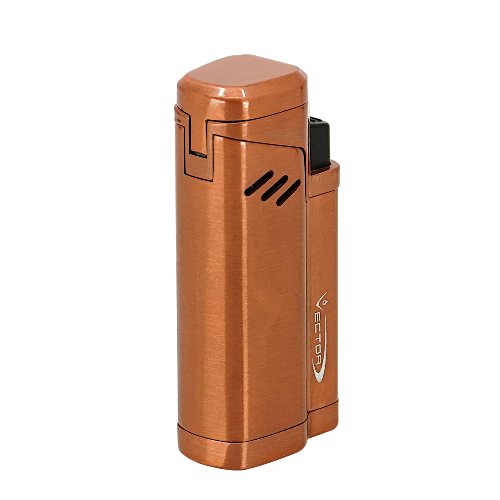 Vector - Empire - Quad Flame Torch Lighter w/ Punch - Rose Gold