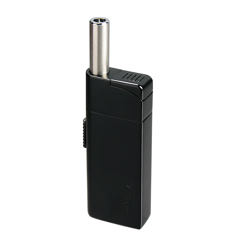 Vector - Optimus - Soft Single Flame Lighter w/ Extender - Black Matte