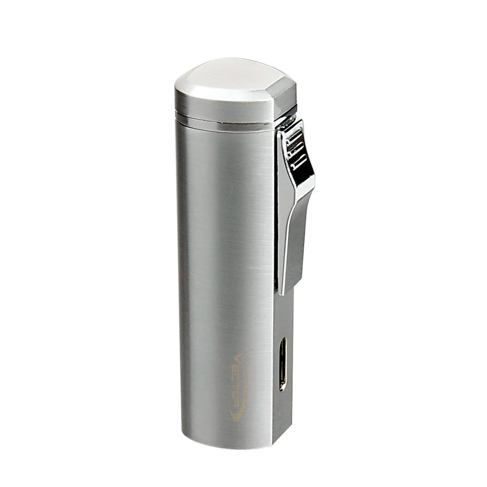 Vector - Vlast - Triple Flame Torch Lighter - Chrome Satin