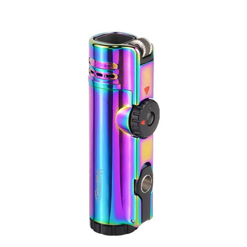 Vector - Warcraft - Quad Flame Torch Lighter w/ Punch - Prizm