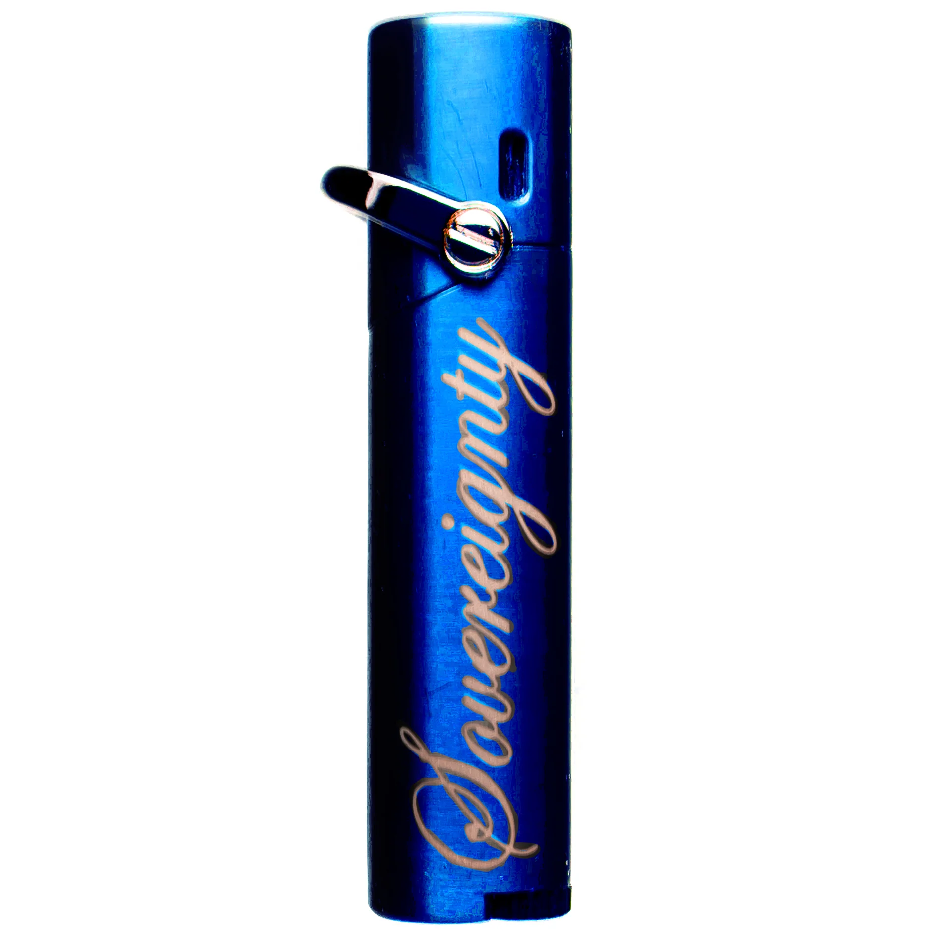 Vector X Sovereignty - Mystique - Single Flame Torch Lighter - Metallic Blue