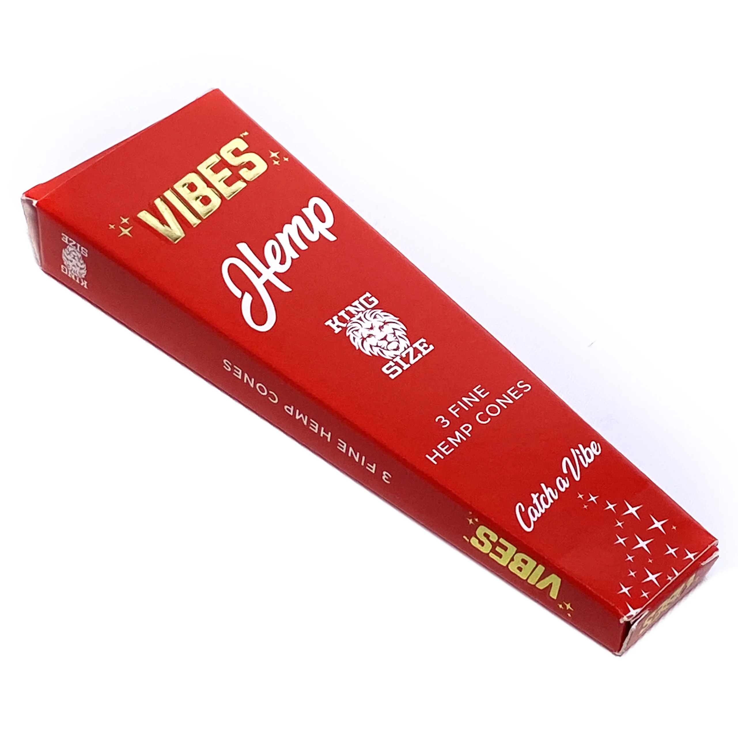 Vibes - King Size Hemp - 3 Cones - Single Pack
