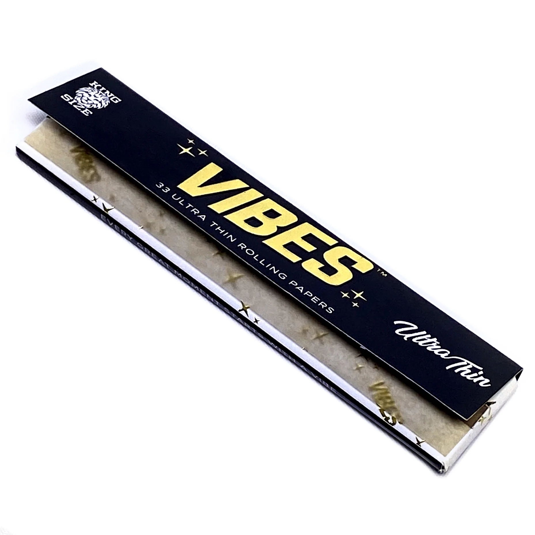 Vibes - King Size Ultra Thin - 33 Paper Booklet - Single Pack