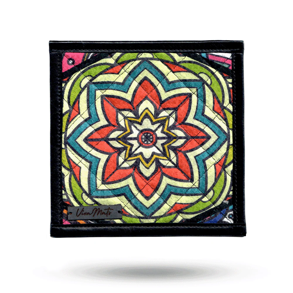 Viva Mats - Artisan Dab Mats - Square Mat - Style #15