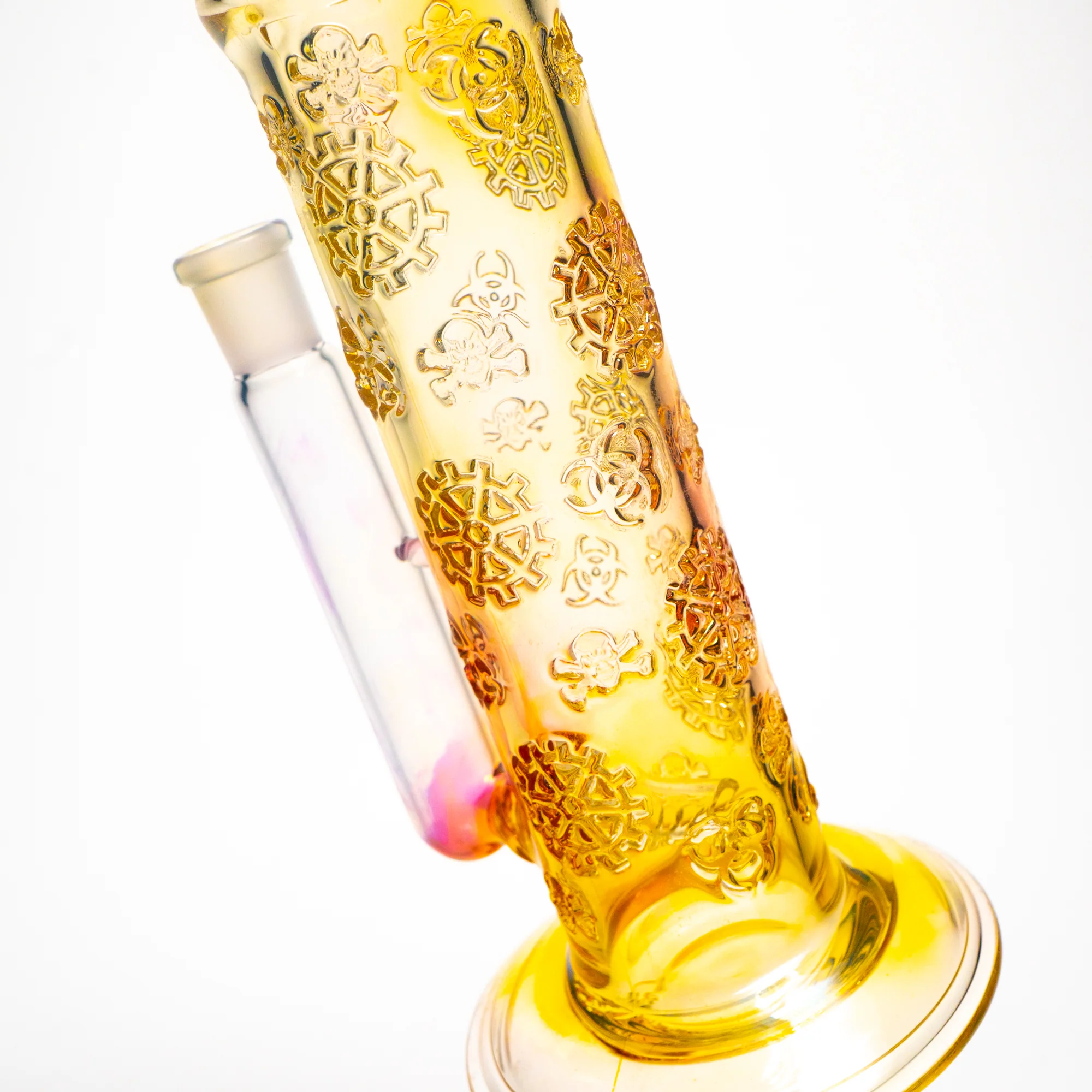 Waterhouse Glass - Big Fume Rig - Wheels, Hazard & Bones - Image 3