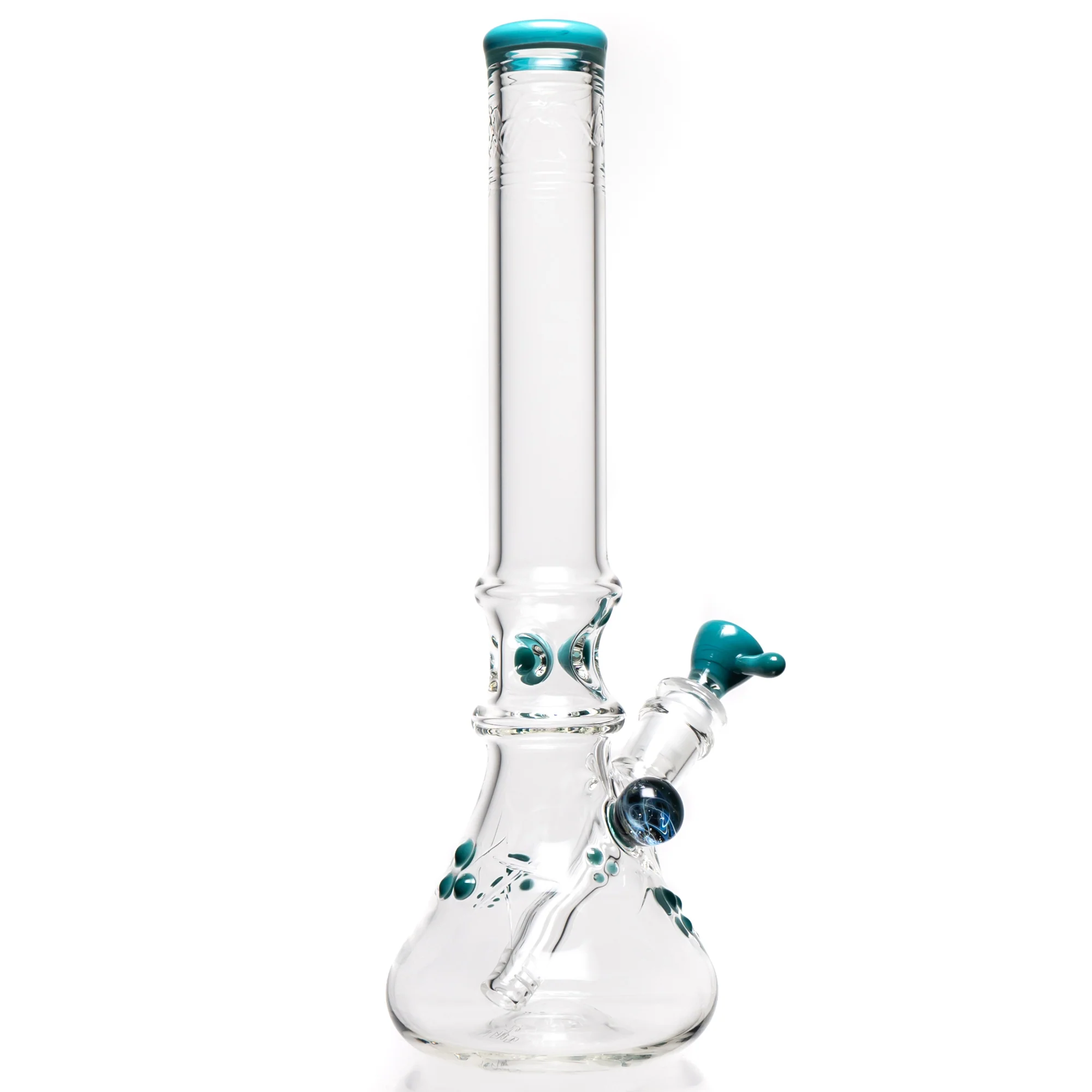 Wil Glass - Beaker - 38x4 - Agua Azul Accents - Image 2